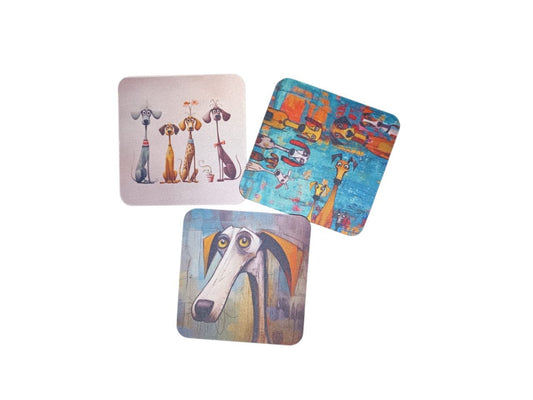 Custom Rubber Coasters (Set of 4)