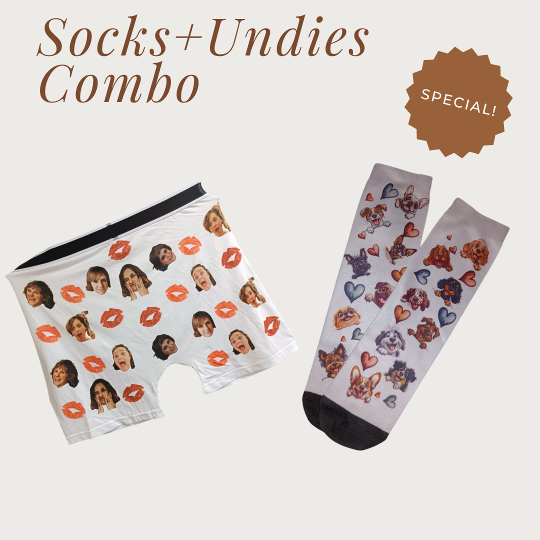 Custom Undies + Sock Combo